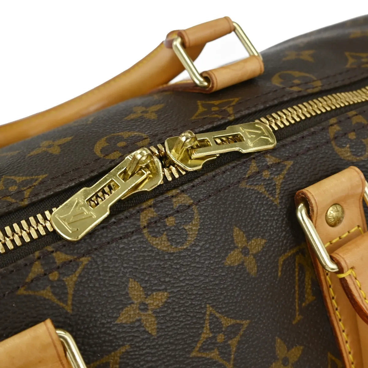 Louis Vuitton Keepall Monogram Canvas, Brown, Canvas, Travel Bag