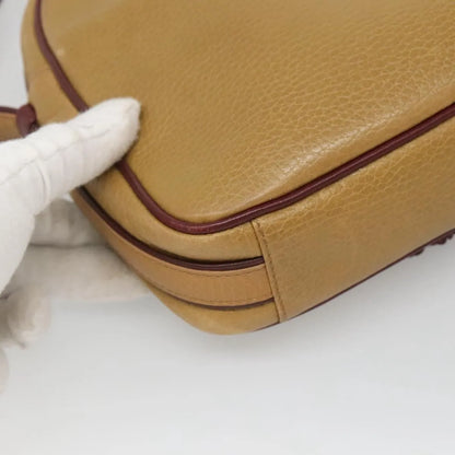 cartier Tasseled Must de Cartier Leather, Yellow, Leather, Shoulder Bag