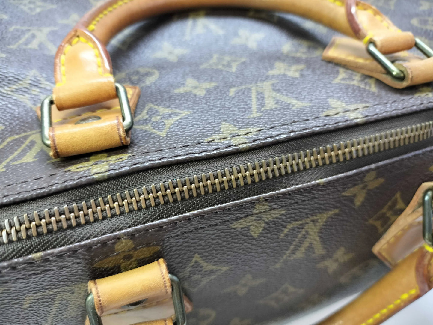 Louis Vuitton Speedy Monogram Canvas, Brown, Canvas, Handbag