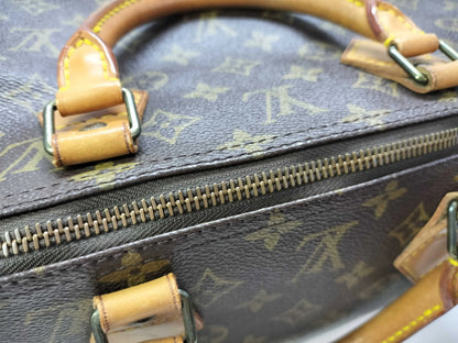 Louis Vuitton Speedy Monogram Canvas, Brown, Canvas, Handbag