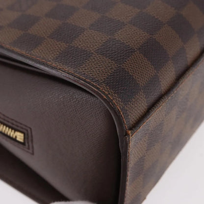 Louis Vuitton Triana Damier, Brown, Canvas, Handbag