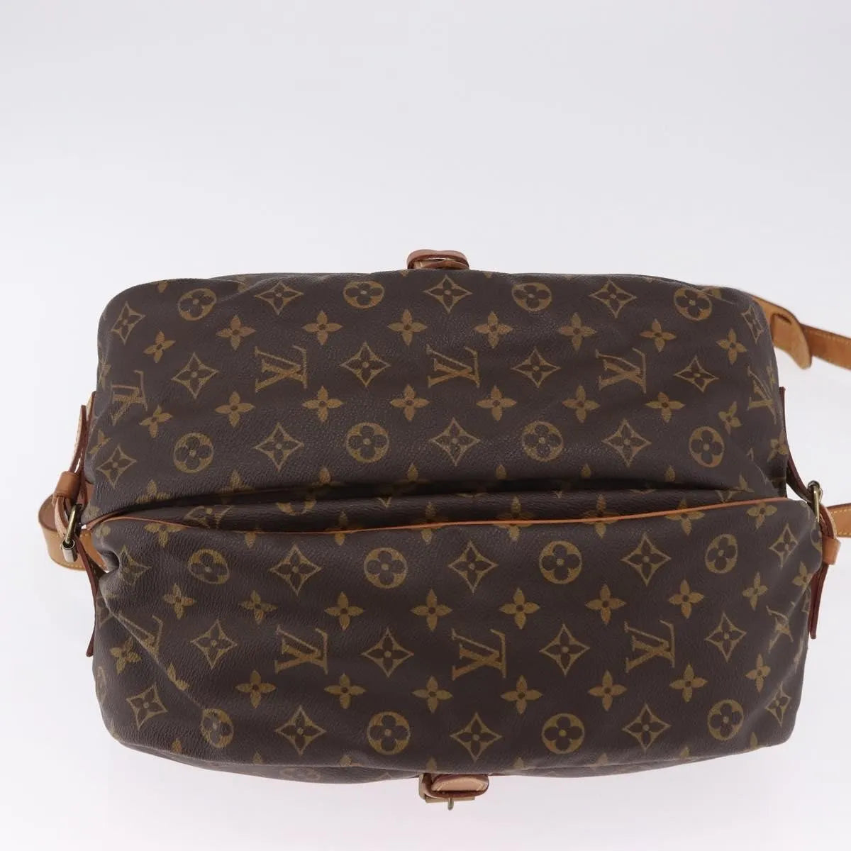 Louis Vuitton Saumur Monogram, Brown, Canvas, Shoulder Bag