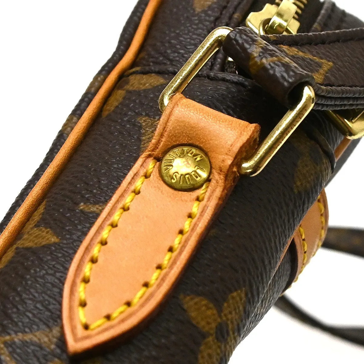 Louis Vuitton Danube Monogram, Brown, Canvas, Shoulder Bag
