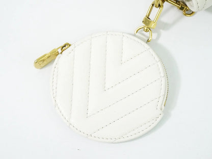 Louis Vuitton New Wave Multi Pochette Quilted Leather, White, Leather, Shoulder Bag