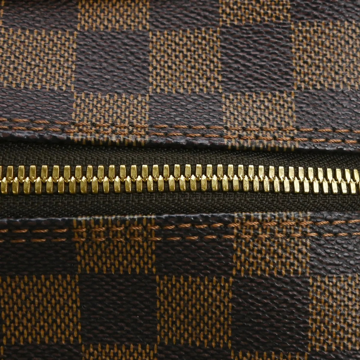 Louis Vuitton Naviglio Damier, Brown, Canvas, Shoulder Bag