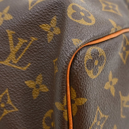 Louis Vuitton Speedy Monogram Canvas, Brown, Canvas, Handbag