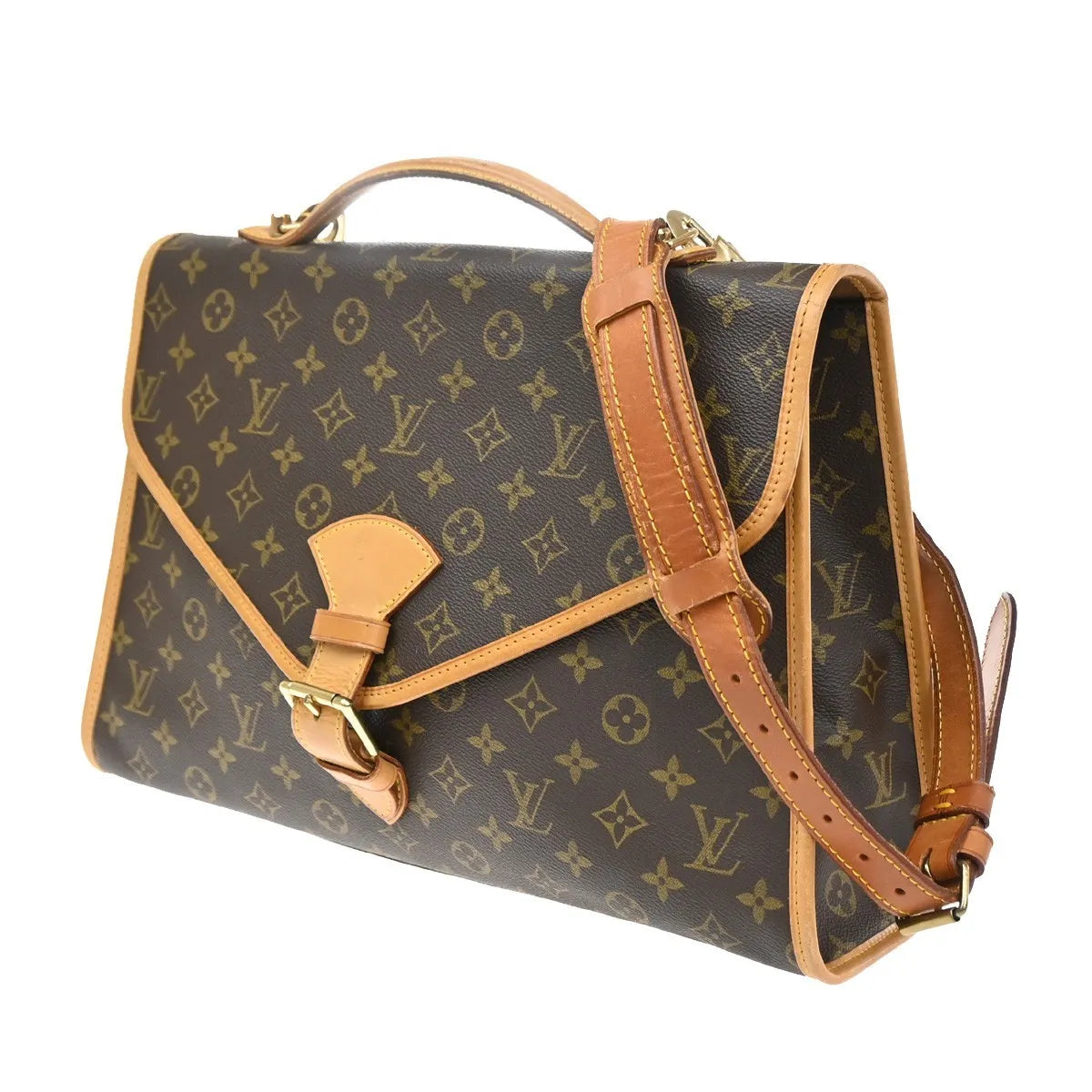 Louis Vuitton Beverly Monogram Canvas, Brown, Canvas, Briefcase