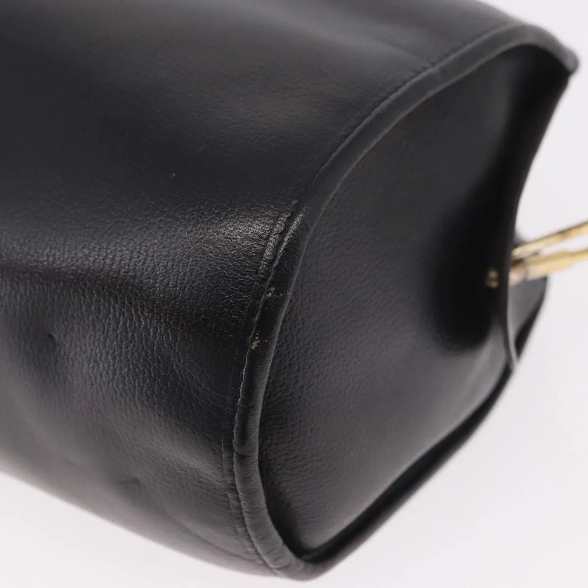 Christian Dior Vintage Leather, Black, Leather, Shoulder Bag