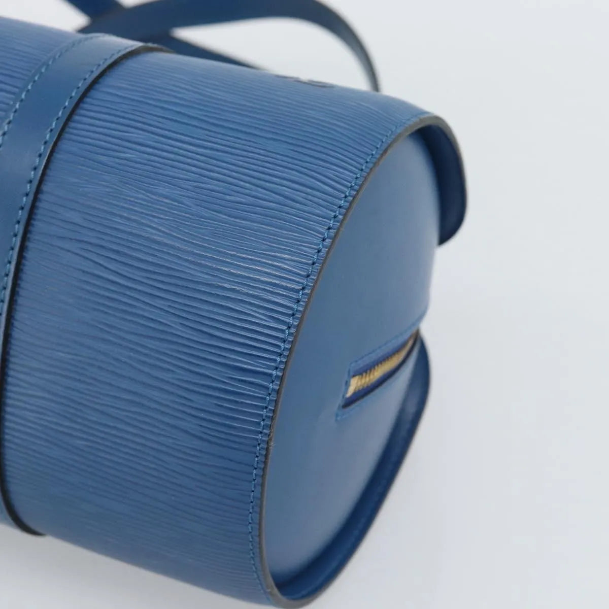 Louis Vuitton Soufflot Epi Leather, Blue, Leather, Handbag