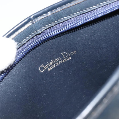 Christian Dior Vintage Trotter Canvas, Navy, Canvas, Shoulder Bag