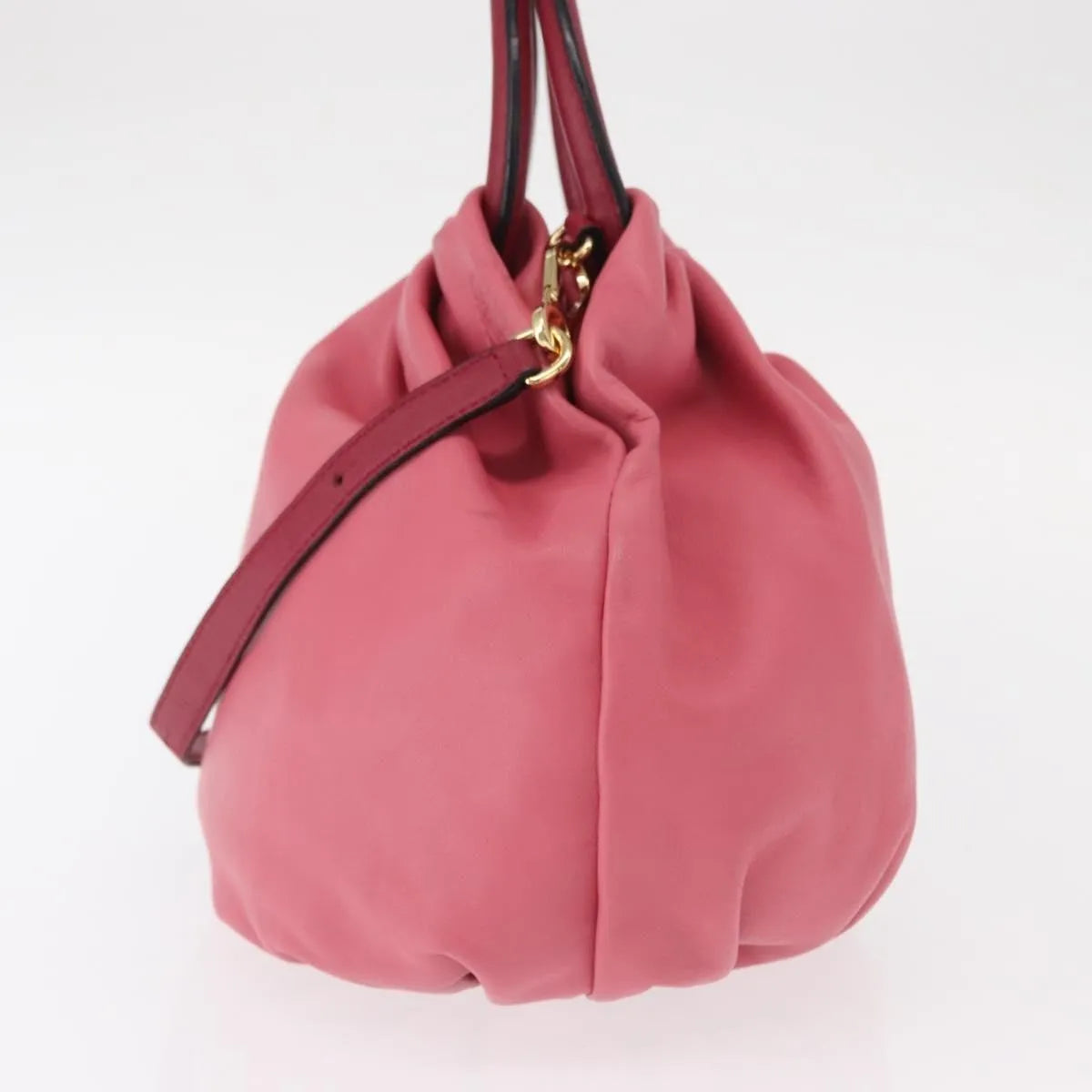 Loewe Bounce Lambskin, Pink, Leather, Handbag