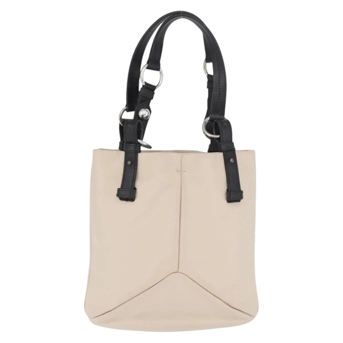 Saint Laurent Vintage handbag Leather, Beige, Leather, Handbag