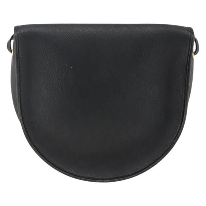 Christian Dior Vintage Honeycomb Flap Coated Canvas, Black, Canvas, Shoulder Bag