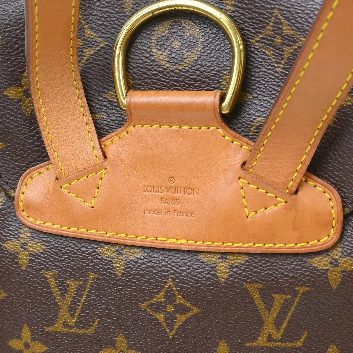 Louis Vuitton Montsouris Monogram Canvas, Brown, Canvas, Backpack