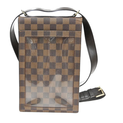 Louis Vuitton Portobello Messenger Damier, Brown, Canvas, Shoulder Bag