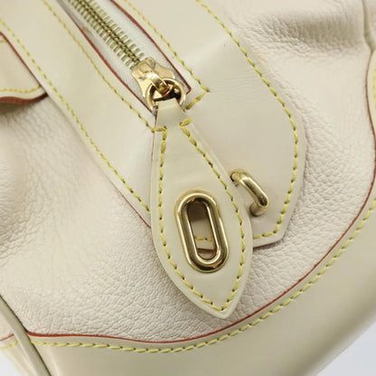 Louis Vuitton Suhali Le Radieux Leather, White, Leather, Handbag