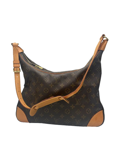 Louis Vuitton Boulogne Monogram Canvas, Brown, Canvas, Handbag