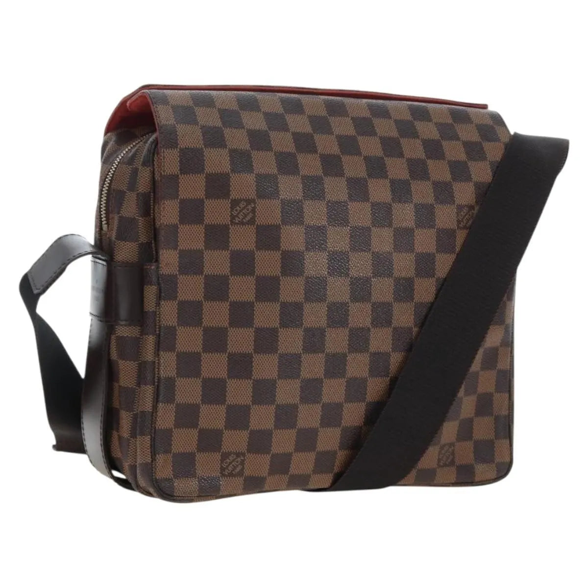 Louis Vuitton Naviglio Damier, Brown, Canvas, Shoulder Bag
