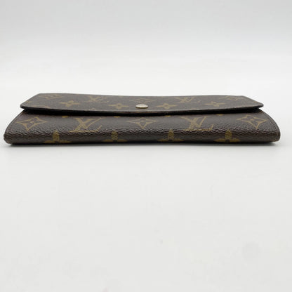 Louis Vuitton Portefeuille Sarah Monogram Canvas, Brown, Canvas, Wallet