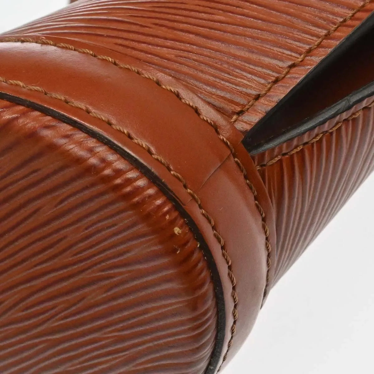 Louis Vuitton Saint Jacques Epi Leather, Brown, Leather, Handbag