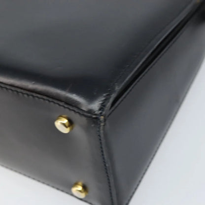 Celine Vintage Leather, Black, Leather, Shoulder Bag