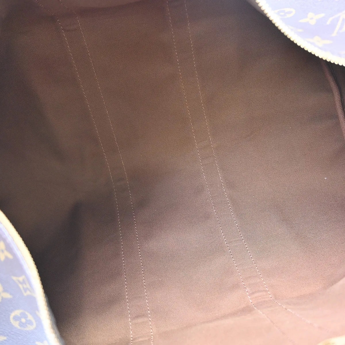Louis Vuitton Keepall Monogram, Brown, Canvas, Travel Bag