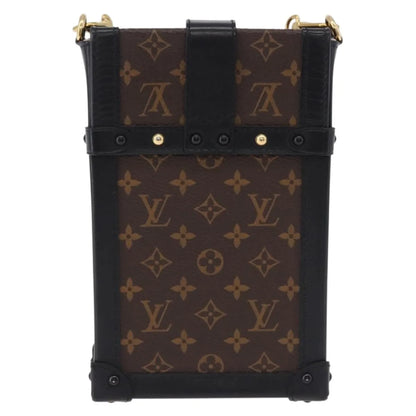 Louis Vuitton Vertical Trunk Pochette Monogram Canvas, Brown, Canvas, Clutch