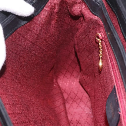 Gucci Vintage Leather, Black, Leather, Shoulder Bag