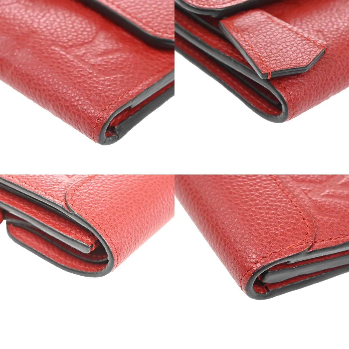Louis Vuitton Pont Neuf Monogram Empreinte Leather, Red, Leather, Wallet