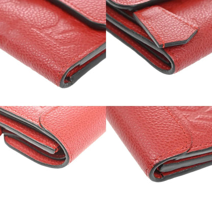 Louis Vuitton Pont Neuf Monogram Empreinte Leather, Red, Leather, Wallet