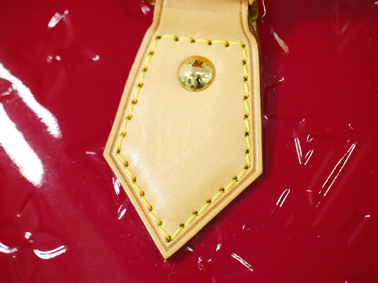 Louis Vuitton Montebello Monogram Vernis, Pink, Patent Leather, Handbag