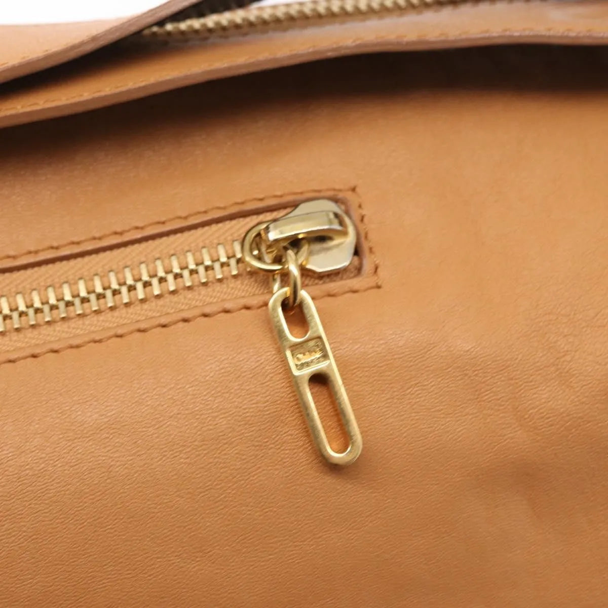 Chloe Vanessa Leather, Brown, Leather, Shoulder Bag