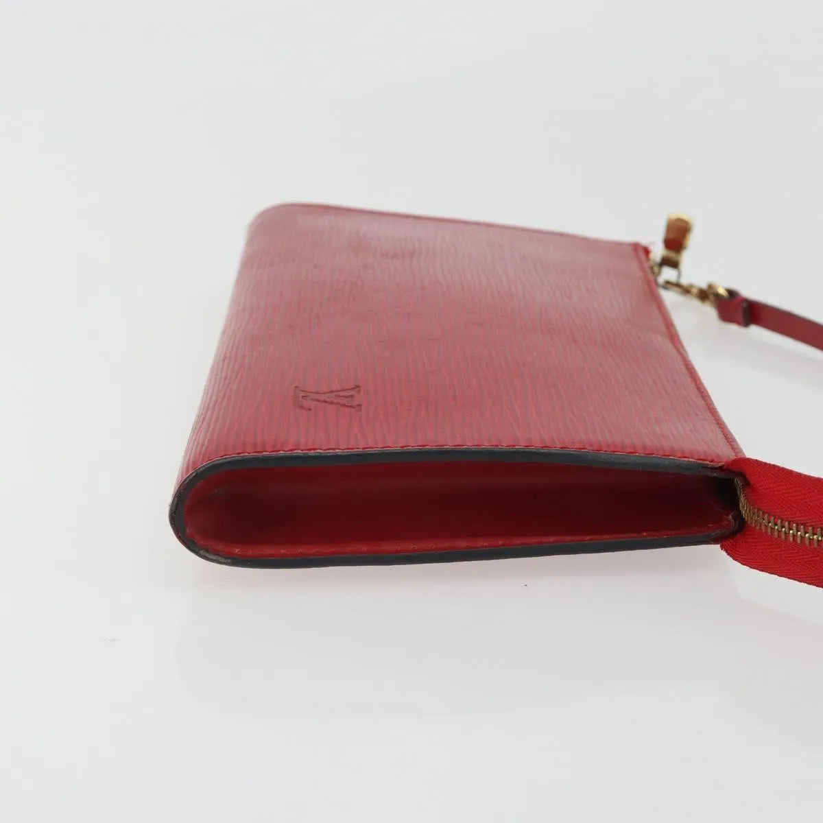 Louis Vuitton Pochette Accessoires Epi, Red, Leather, Clutch