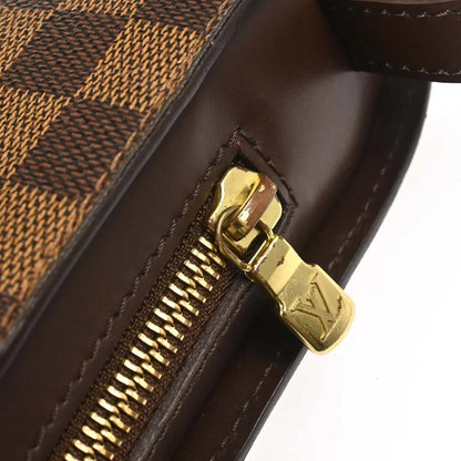 Louis Vuitton Pochette Saint Louis Damier, Brown, Canvas, Clutch