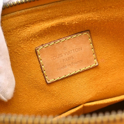 Louis Vuitton Pallas Tote Monogram Canvas with Leather, Brown, Canvas, Handbag