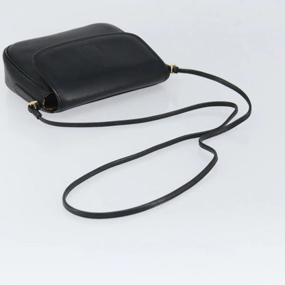 Burberry Vintage Leather, Black, Leather, Shoulder Bag