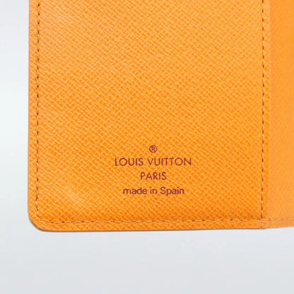 Louis Vuitton Agenda Cover Epi, Orange, Leather, Clutch