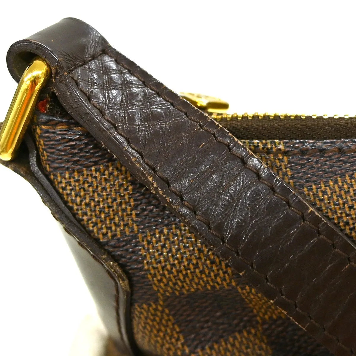 Louis Vuitton Bloomsbury Damier, Brown, Canvas, Shoulder Bag
