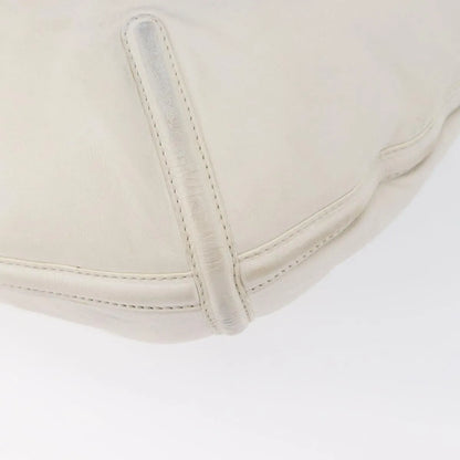 Loewe Anagram Leather, White, Leather, Shoulder Bag