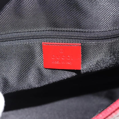Gucci Structured Top Handle Open Tote GG Canvas, Red, Canvas, Handbag