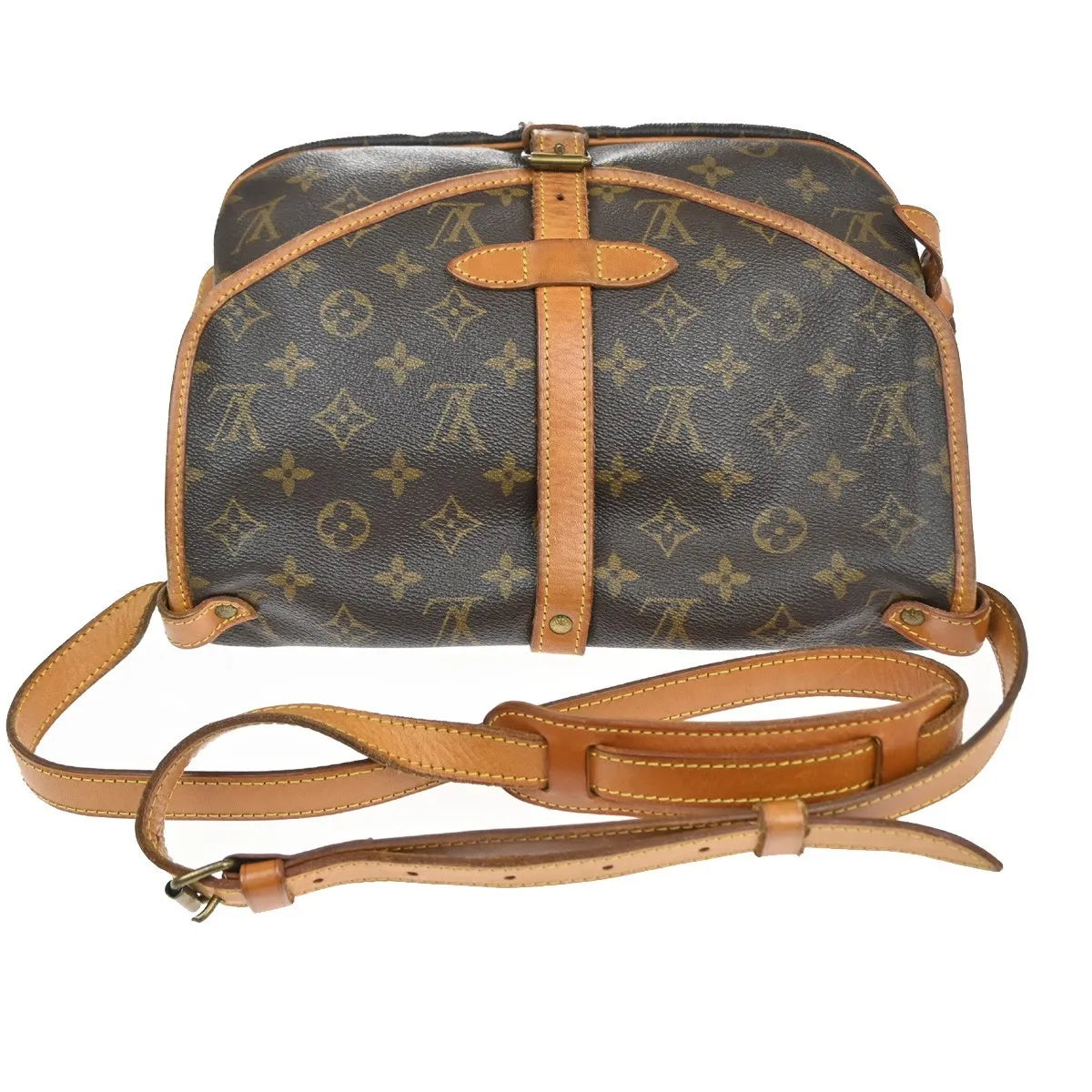 Louis Vuitton Saumur Monogram Canvas, Brown, Canvas, Shoulder Bag