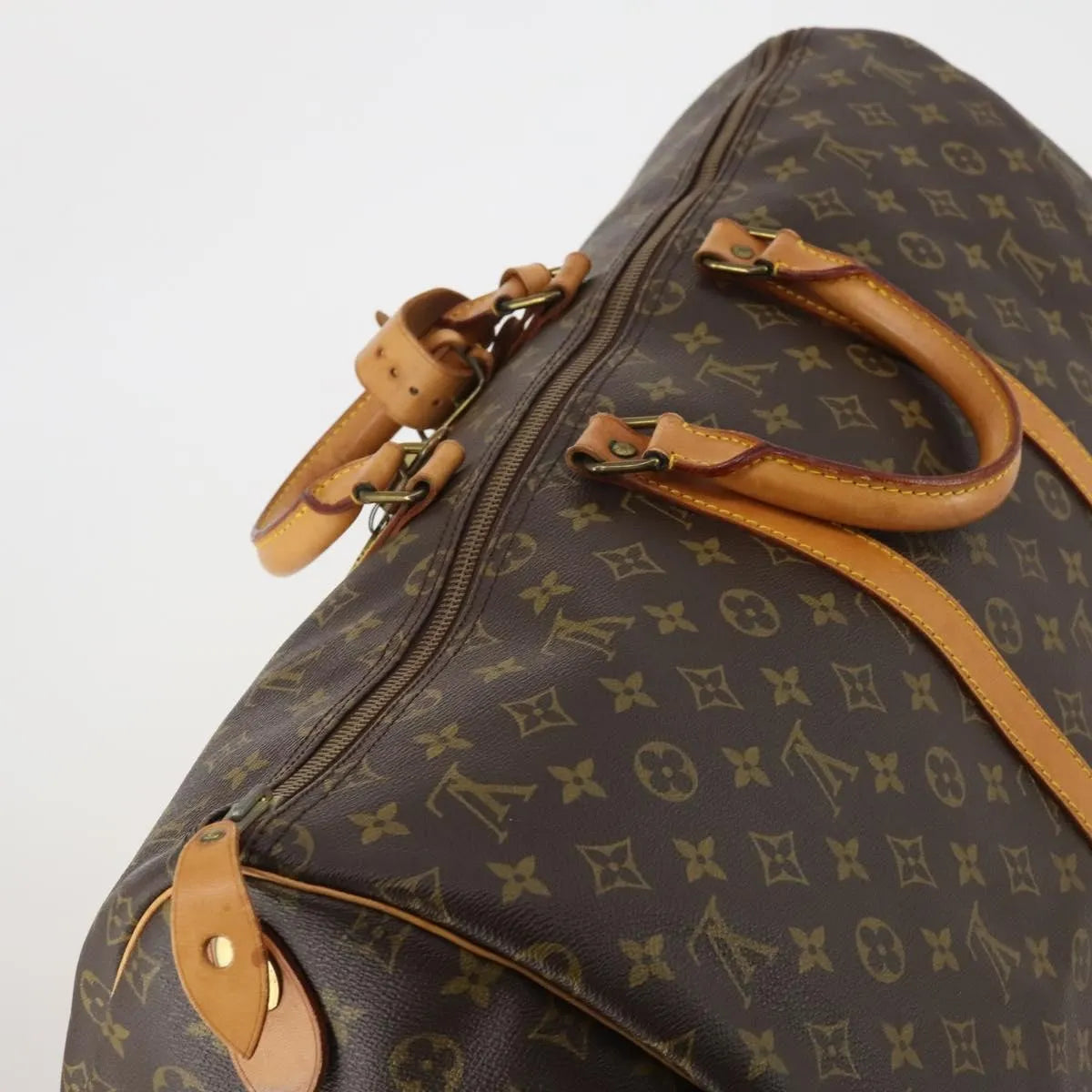 Louis Vuitton Keepall Monogram Canvas, Brown, Canvas, Travel Bag