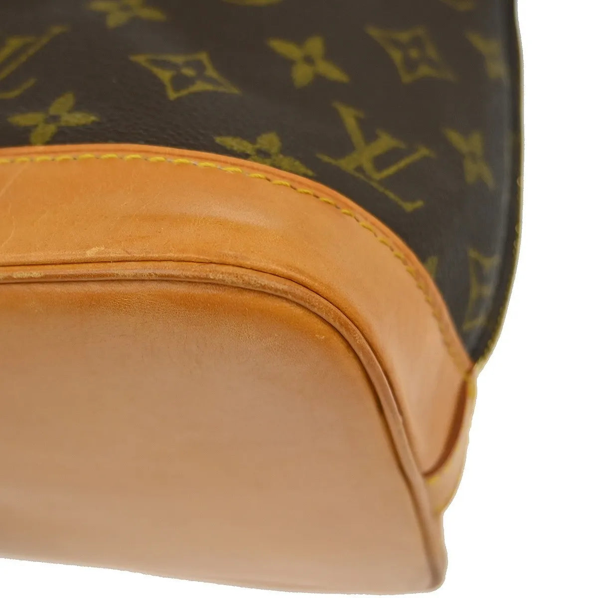 Louis Vuitton Vintage Alma Monogram Canvas, Brown, Canvas, Handbag