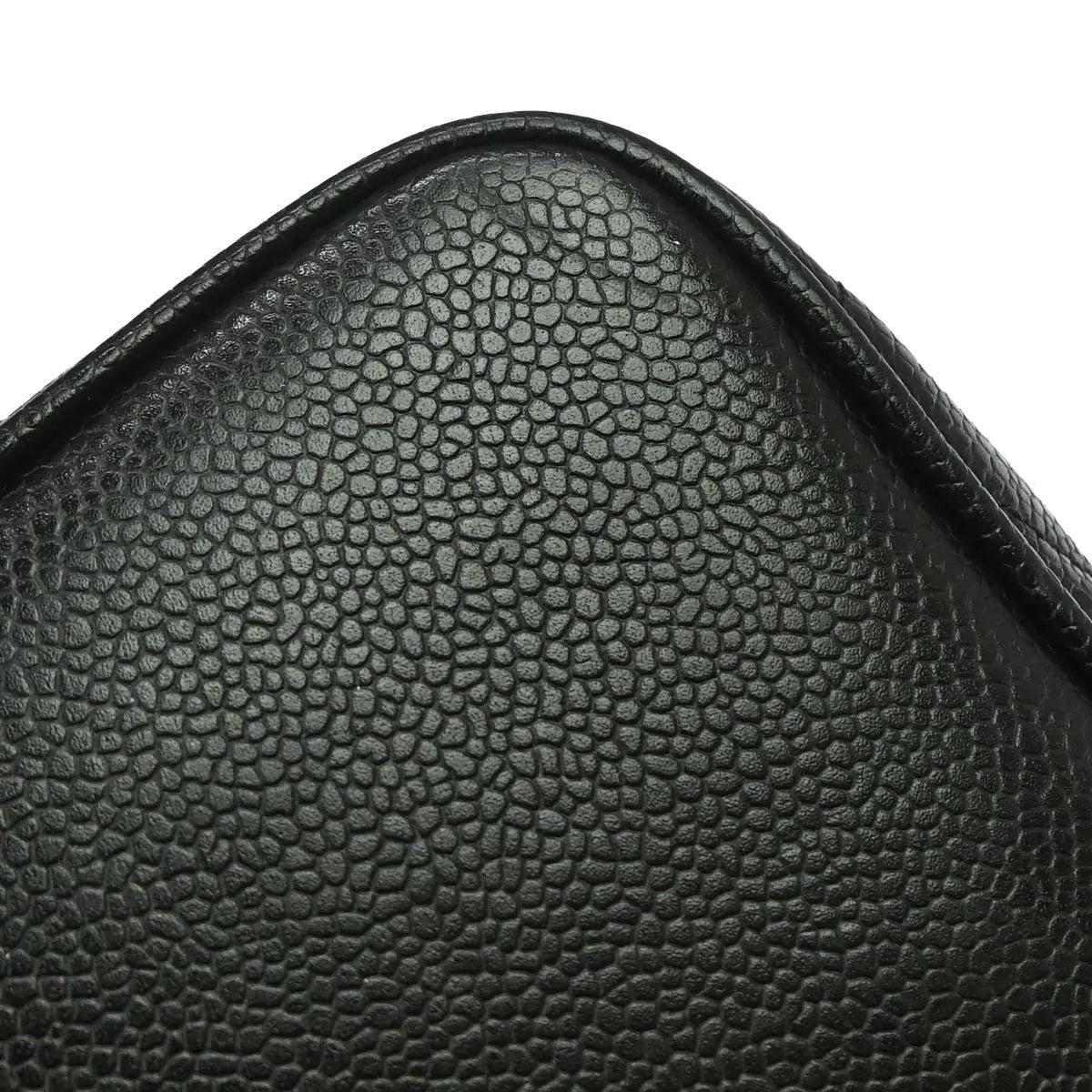 Chanel Medallion Tote Quilted Caviar, Black, Leather, Tote Bag