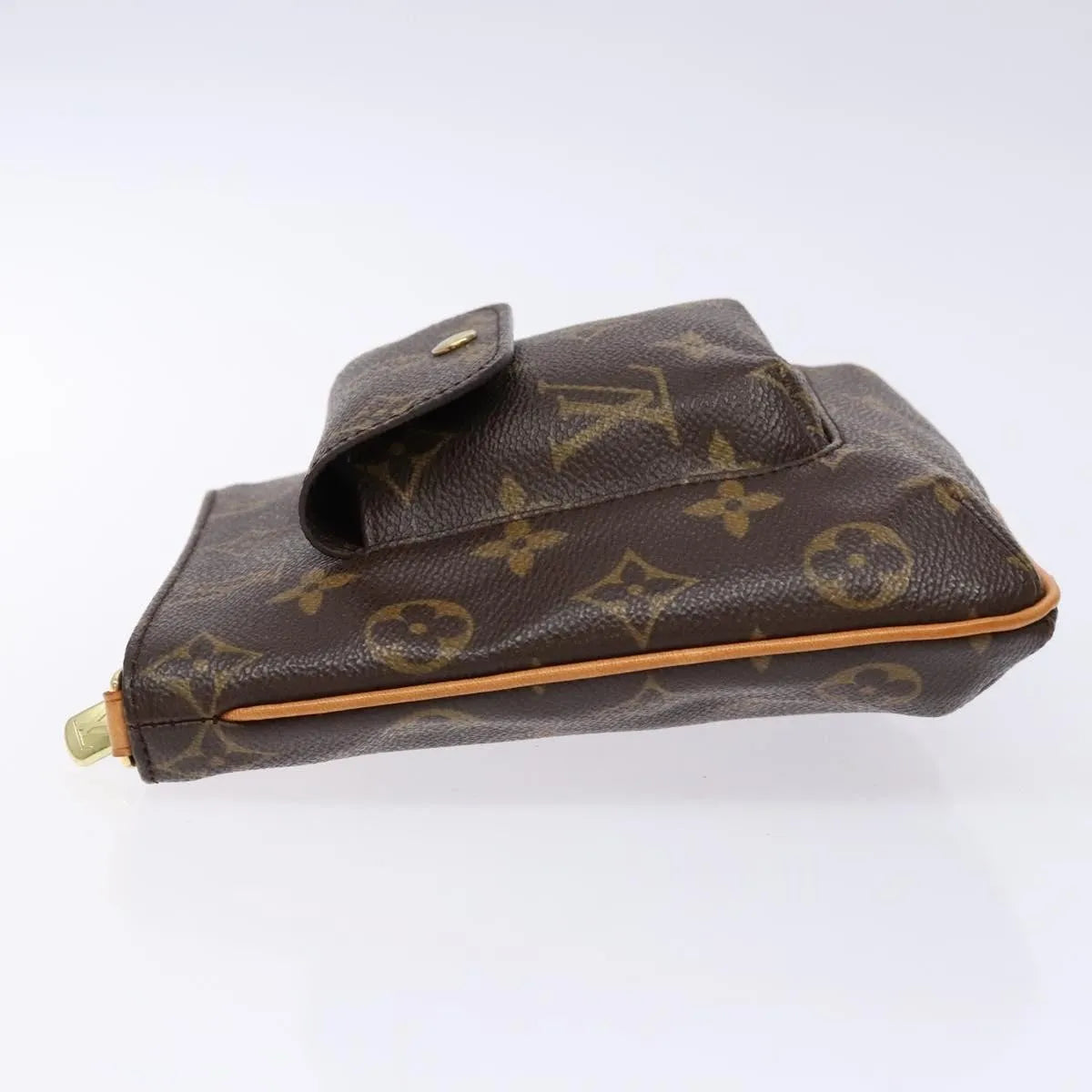 Louis Vuitton Partition Wristlet Clutch Monogram Canvas, Brown, Canvas, Clutch