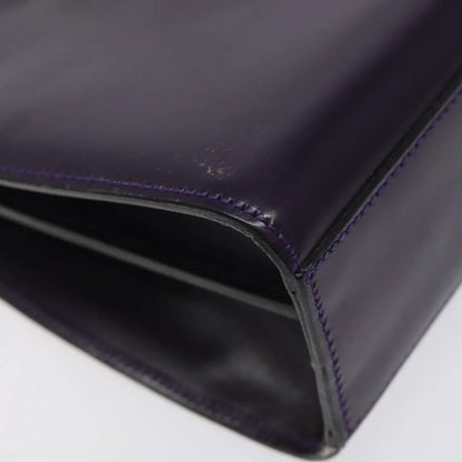 Celine vintage Leather, Purple, Leather, Handbag