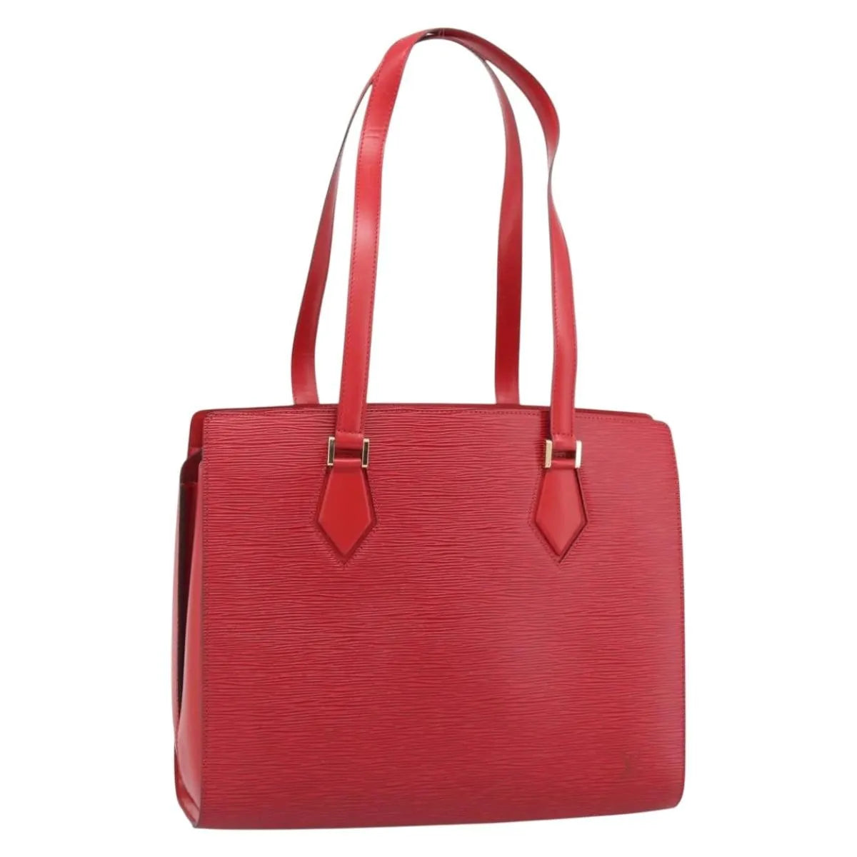Louis Vuitton Duplex Epi Leather, Red, Leather, Shoulder Bag