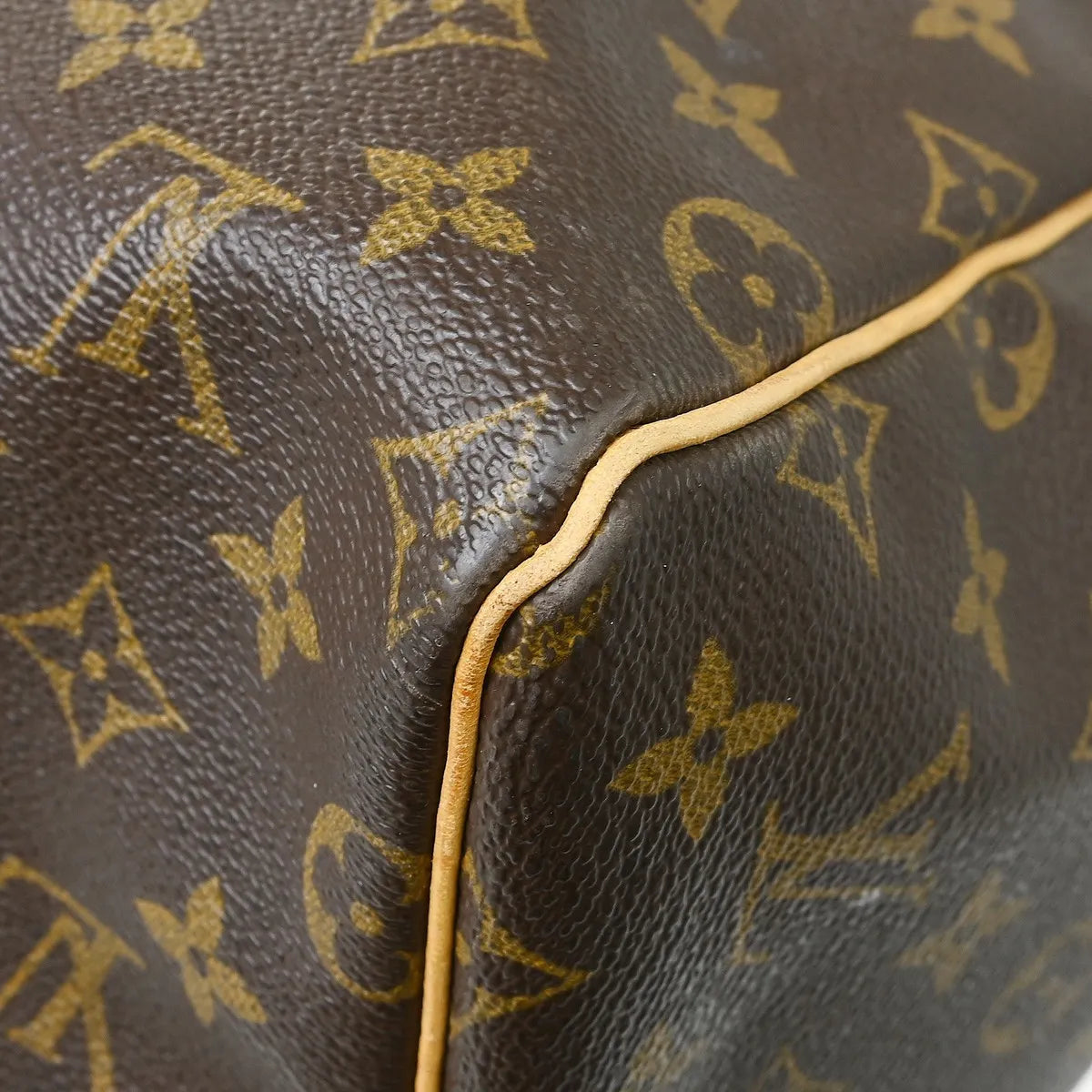 Louis Vuitton Keepall Monogram, Brown, Canvas, Travel Bag