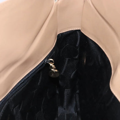 Salvatore Ferragamo Gancini Leather, Beige, Leather, Shoulder Bag