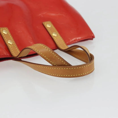 Louis Vuitton Reade Monogram Vernis, Red, Patent Leather, Handbag